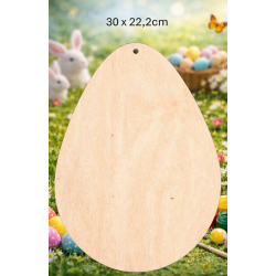 Jajko 30cm z otworem, sklejka 3mm